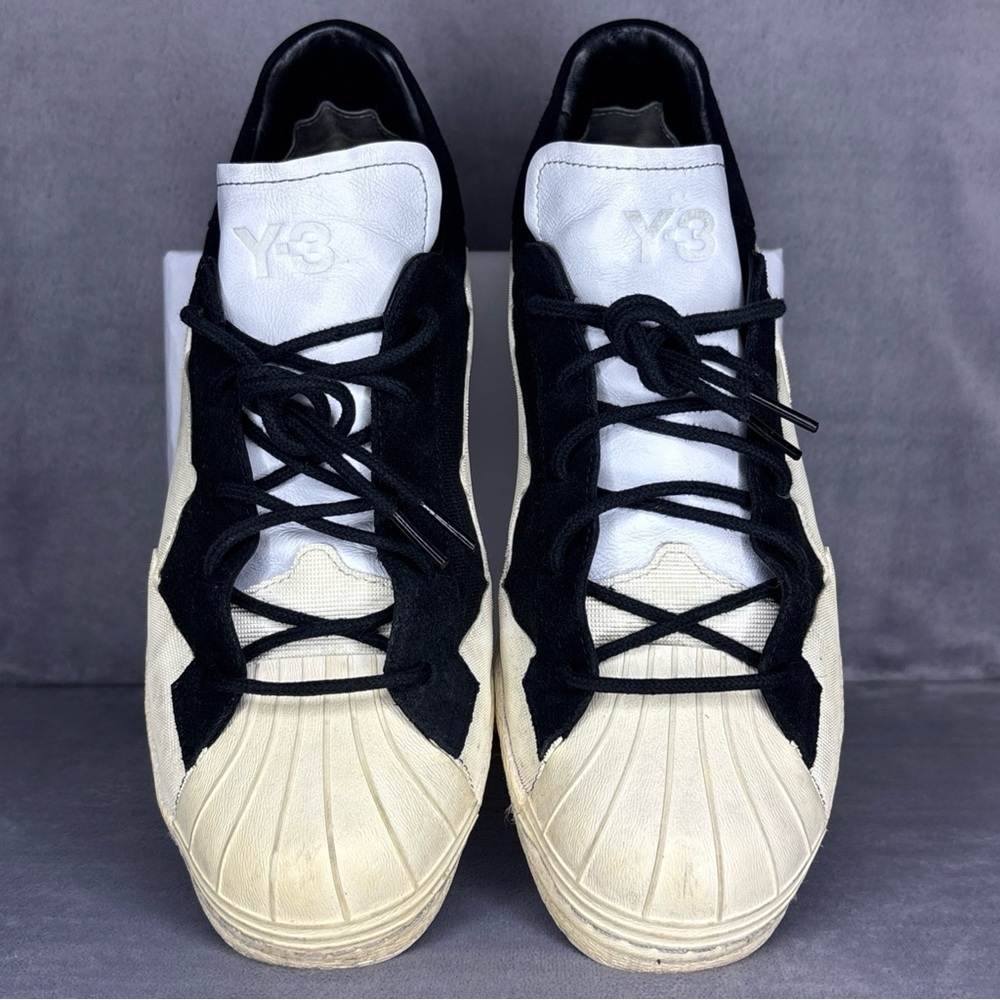 Adidas Y-3 Super Takusan Black White Designer Sneakers Mens Size 11.5 - Picture 3 of 6